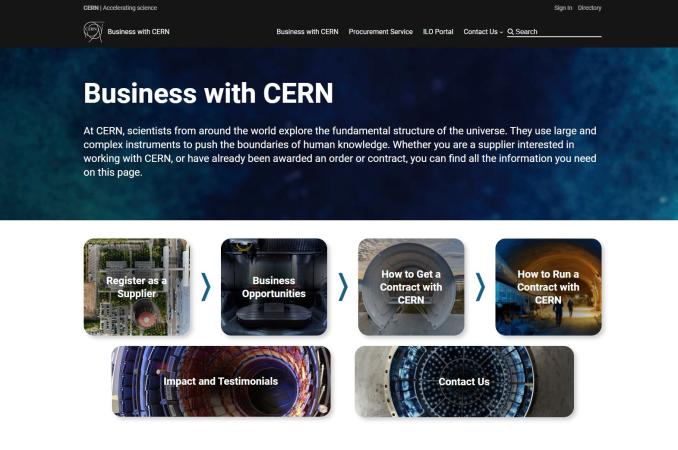 Business with CERN